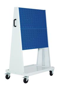 Bott Panel Trolley 1600mm High - 4 Louvre Panels Bott PerfoTool Trollieys | Mobile Trolley Shadow Boards | Mobile Tool Storage 14026027.11v Gentian Blue (RAL5010) 14026027.24v Crimson Red (RAL3004) 14026027.19v Dark Grey (RAL7016) 14026027.16v Light Grey (RAL7035) 14026027.RAL Bespoke colour £ extra will be quoted